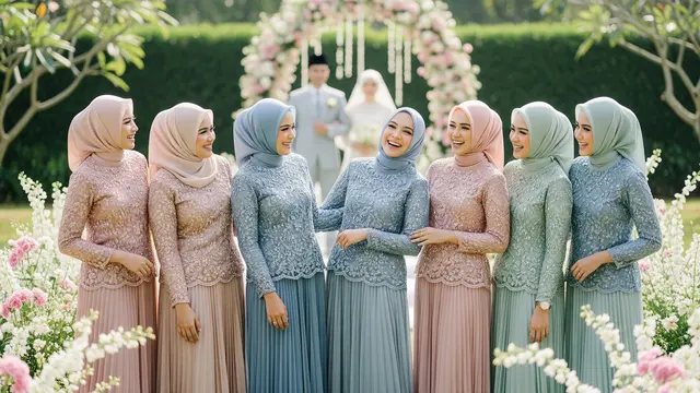 Baju Bridesmaid Full Payet