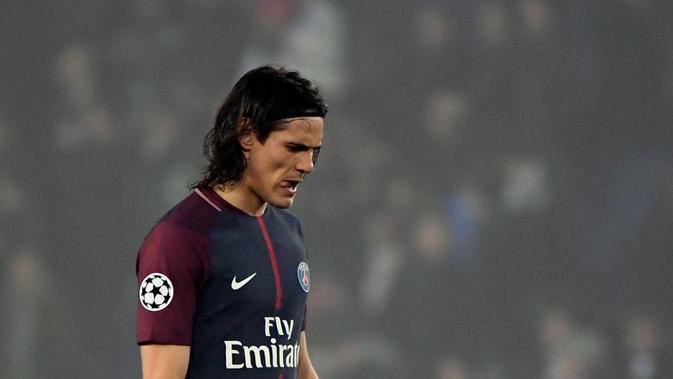 Pemain PSG, Edinson Cavani. (AFP/Pierre-Philippe Marcou)