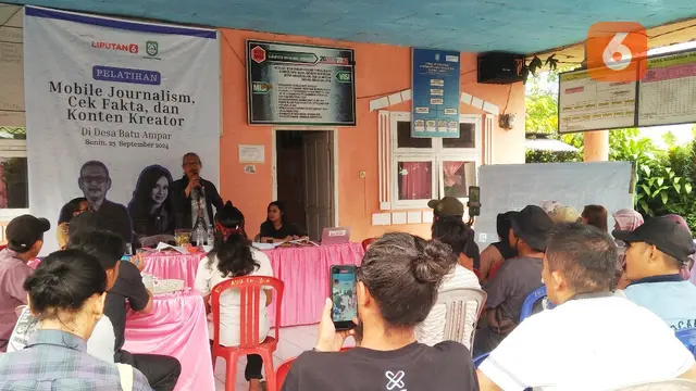 Keseruan Petani Kopi Desa Batu Ampar Saat Dilatih Cek Fakta Liputan6.com
