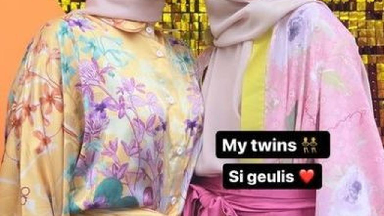 "My Twins," tulis Zaskia dalam keterngan unggahan.
