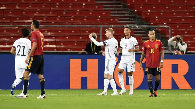 Jerman Bermain Imbang Atas Spanyol di UEFA Nations League