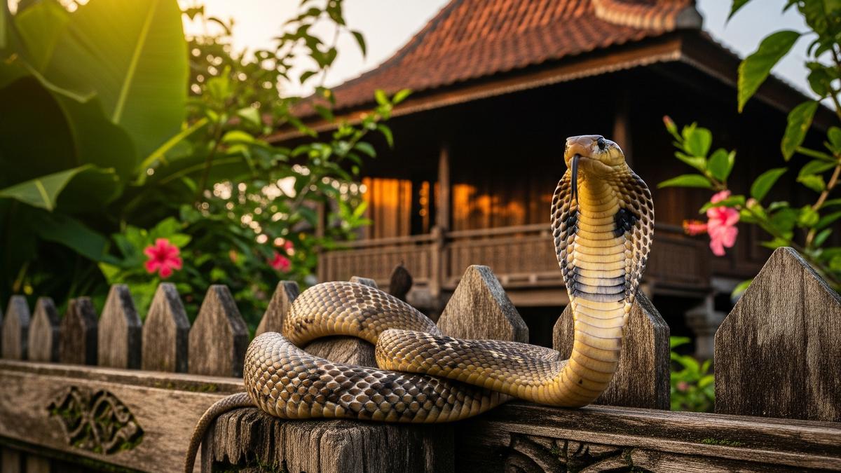 Ternyata Ini Rahasia di Balik Pagar Rumah yang Tak Disukai Ular Kobra