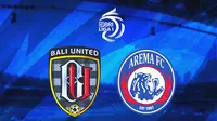BRI Liga 1 - Bali United Vs Arema FC (Bola.com/ Salsa Dwi Novita)