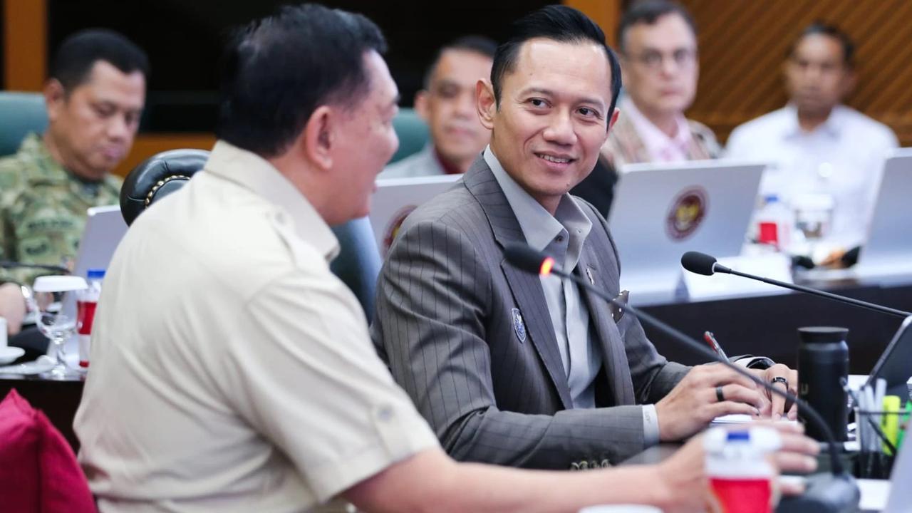 FOTO: AHY dan Menhan Perkuat Sinergi Infrastruktur dan Pertahanan