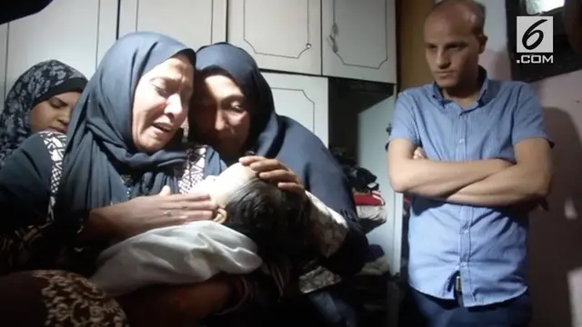 VIDEO: Bayi 8 Bulan Jadi Korban Termuda Bentrok Gaza
