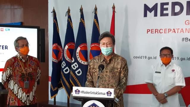 Acara penyerahan bantuan Corona COVID-19 untuk Indonesia dari Korea Selatan. (Dokumentasi Korean Cultural Center Indonesia, Embassy of the Republic of Korea)