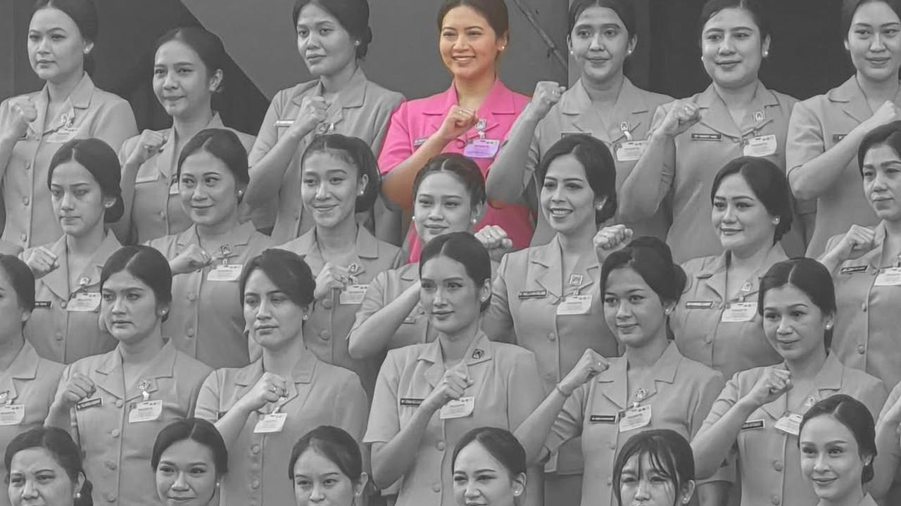 Potret Cantik Angela Putri Andika Perkasa Berseragam Bhayangkari