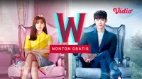 Cinta dari dunia nyata dan dunia komik, hanya dapat Anda temukan di drama Korea W-Two Worlds di aplikasi Vidio. (Dok. Vidio)