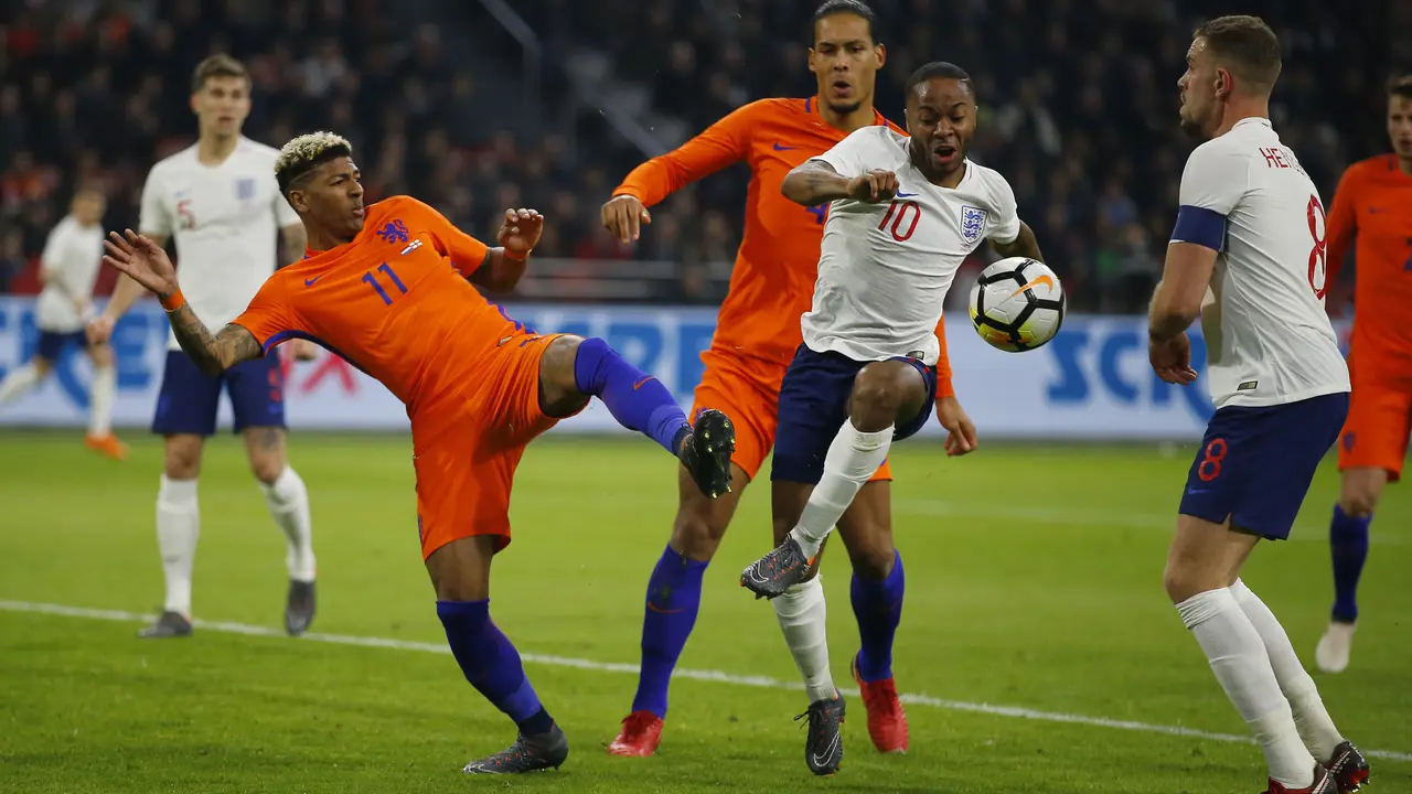 Belanda, Inggris, Lga Uji Coba