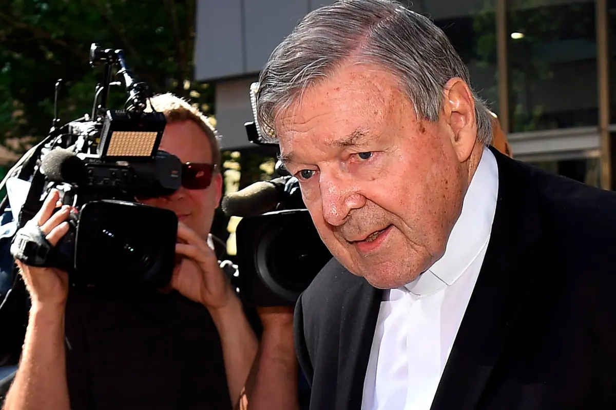 Kardinal George Pell, mantan bendahara Vatikan, yang divonis bersalah atas kasus pelecehan anak (AFP/ William West)