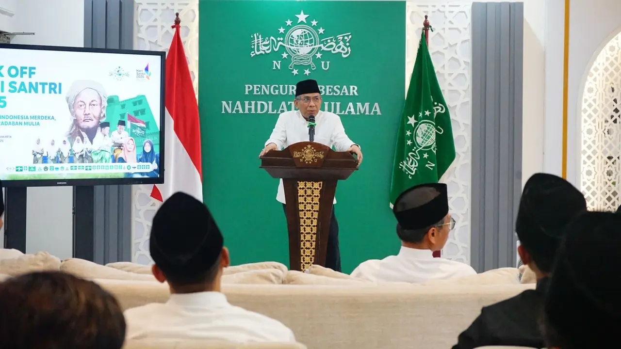 Ketua Umum Pengurus Besar Nahdlatul Ulama (Ketum PBNU) KH Yahya Cholil Staquf.