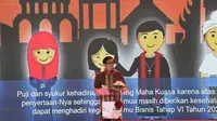 Menteri Hukum dan HAM, Yasonna Laoly pada saat pembukaan Temu Bisnis Tahap VI yang berlangsung di JIExpo Kamayoran Jakarta, Kamis (03/08/2023).