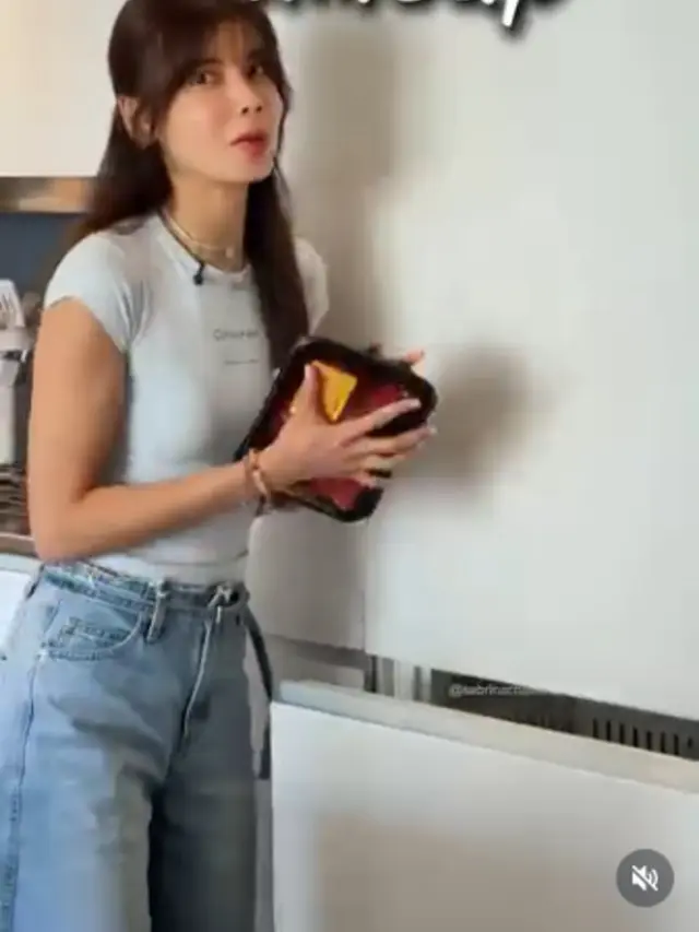 Potret Dapur Apartemen Sabrina Chairunnisa di New York (Instagram sabrinachairunnisa_)