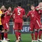 Bayern Munchen menang dua gol tanpa balas atas AEK Athens pada laga ketiga Grup E Liga Champions, di OACA Spyros Louis, Selasa (23/10/2018) malam waktu setempat. (AFP/LOUISA GOULIAMAKI)