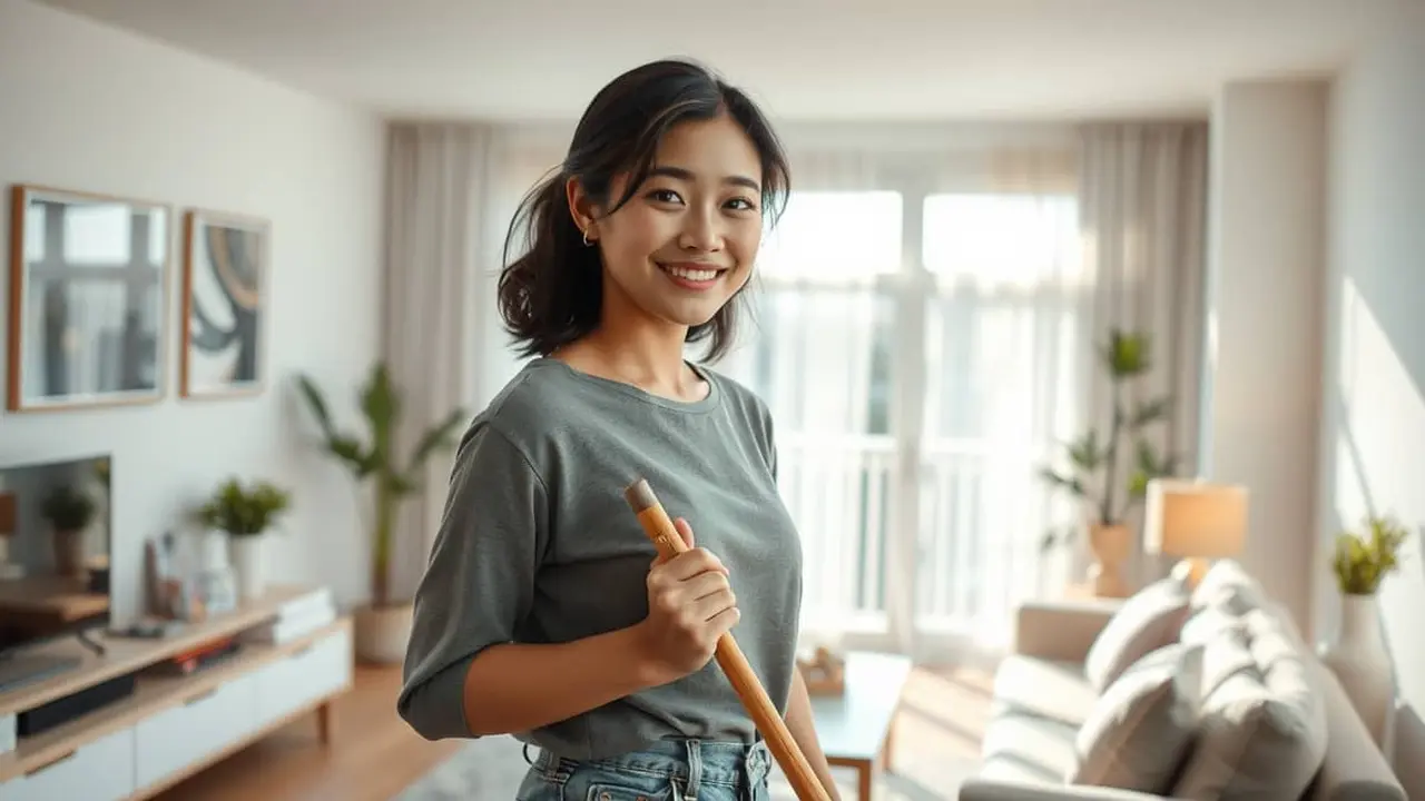 mimpi membersihkan rumah