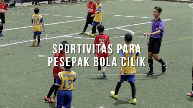 Video serial Liga Bola Indonesia soal sportivitas untuk para pesepak bola cilik yang diajarkan orangtua, pelatih, dan wasit.