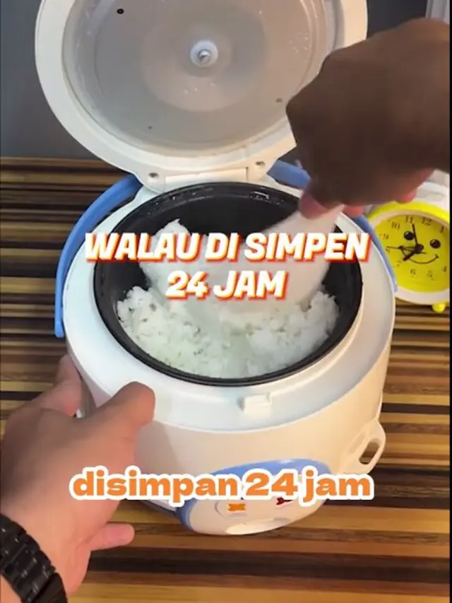 Tanpa Bahan Tambahan, Ini Cara Supaya Nasi Tidak Cepat Kering dan Mudah Diambil