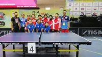 Tim Tenis Meja Pelajar Indonesia berkompetisi di ajang 6th Asian School Table Tennis Championships 2019 di Kota Vadodara, India.