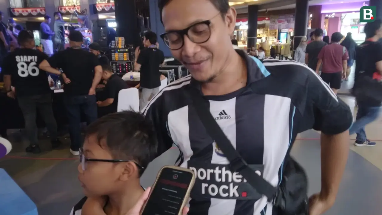 Fans Newcastle United di Vidio Premier League Festival