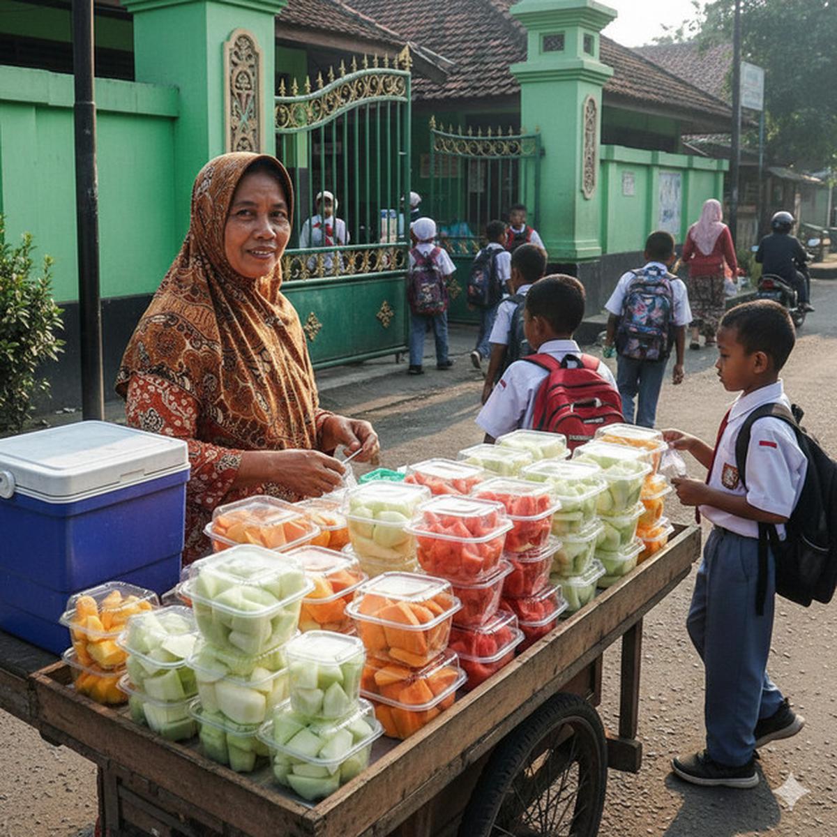 7 Ide Jualan untuk Ibu-Ibu saat Antar Jemput Anak Sekolah, Laris di Pagi Hari