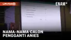 DPRD Usulkan Nama Calon Pengganti Anies Baswedan