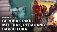 Gerobak Pikul Meledak, Pedagang Bakso Luka