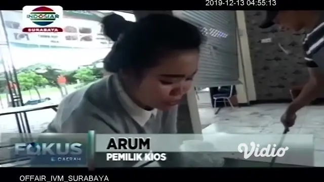 VIDEO: Puting Beliung Terjang Sebagian Dinding Luar Gedung Pemkab Bojonegoro