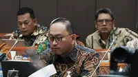 Sekretaris Jenderal Kementerian Sosial Robben Rico menghadiri Rapat Kerja dengan Komisi VIII DPR RI terkait Pembahasan Pembicaraan Pendahuluan RAPBN TA 2025, RKP Th 2025 dan Isu-isu Aktual di Ruang Rapat Komisi VIII Gedung Nusantara II DPR RI, Jakarta (4/6/2024). (Tim News).