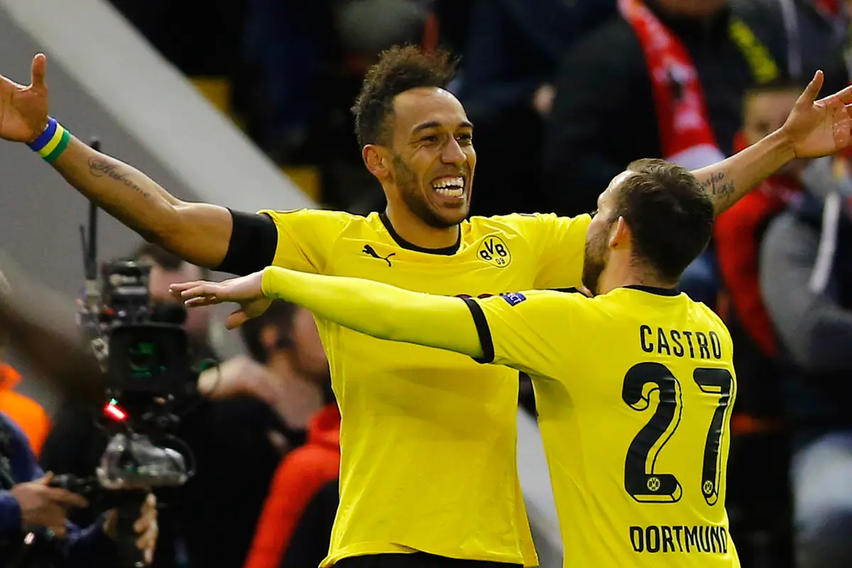 Penyerang Borussia Dortmund, Pierre-Emerick Aubameyang
