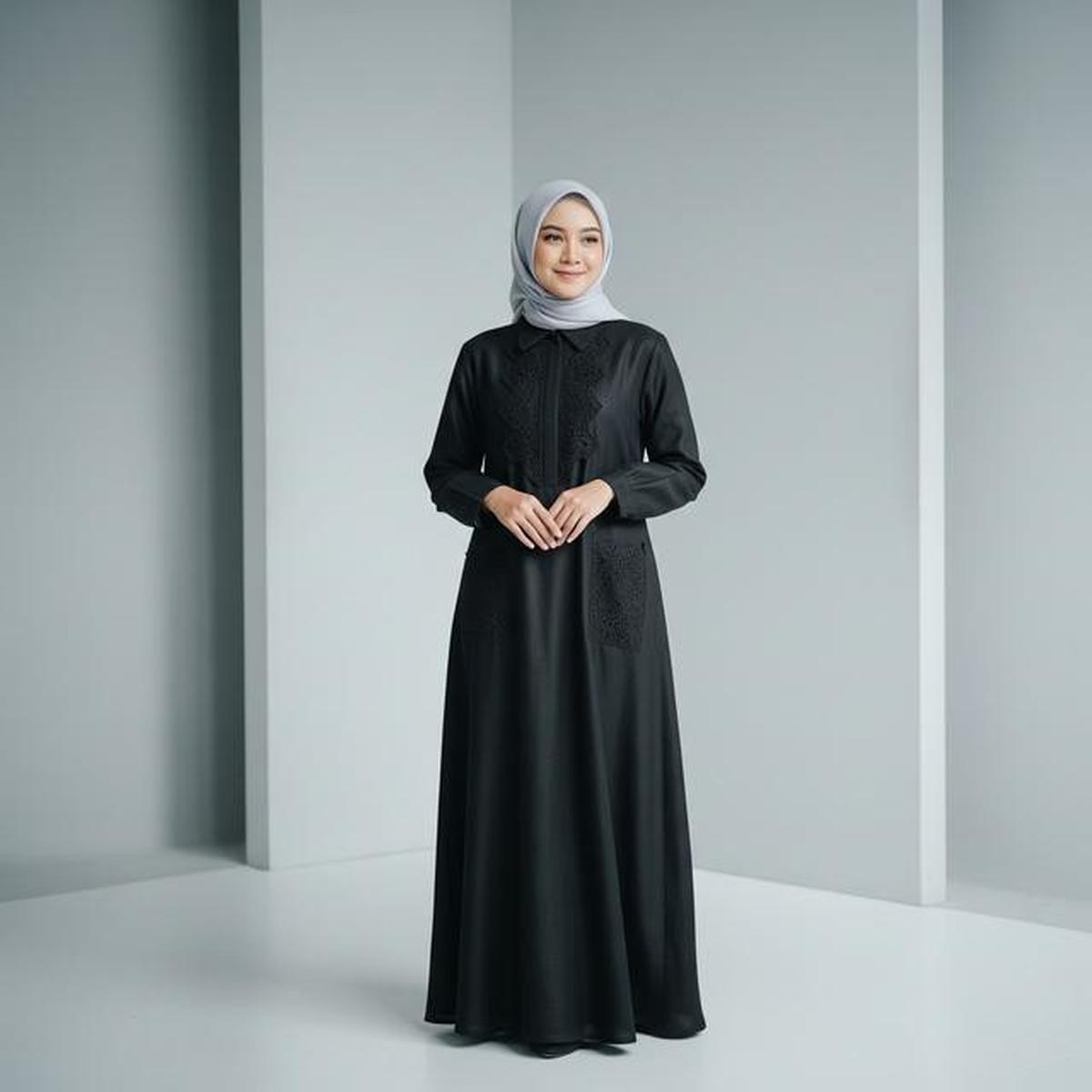 7 Gamis untuk Wanita Bertubuh Mungil agar Tidak Terlihat 'Tenggelam'