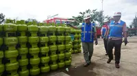 Pertamina memastikan pasokan elpiji 3 kg di Kalimantan cukup. (Foto: Humas Pertamina)