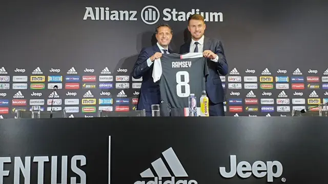 Gelandang Juventus, Aaron Ramsey.