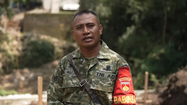 Sersan Kepala (Serka) Ali, anggota Babinsa Desa Kranggan.
