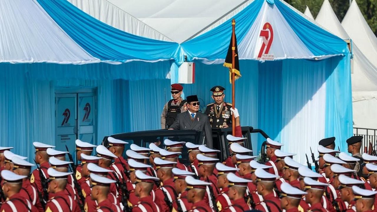 VIDEO: Prabowo Beri Kejutan Jenderal Komandan Upacara HUT Polri, Diminta Menghadap!