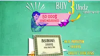 Beli Pakaian Dalam Pria, Bonus Asuransi Mr P