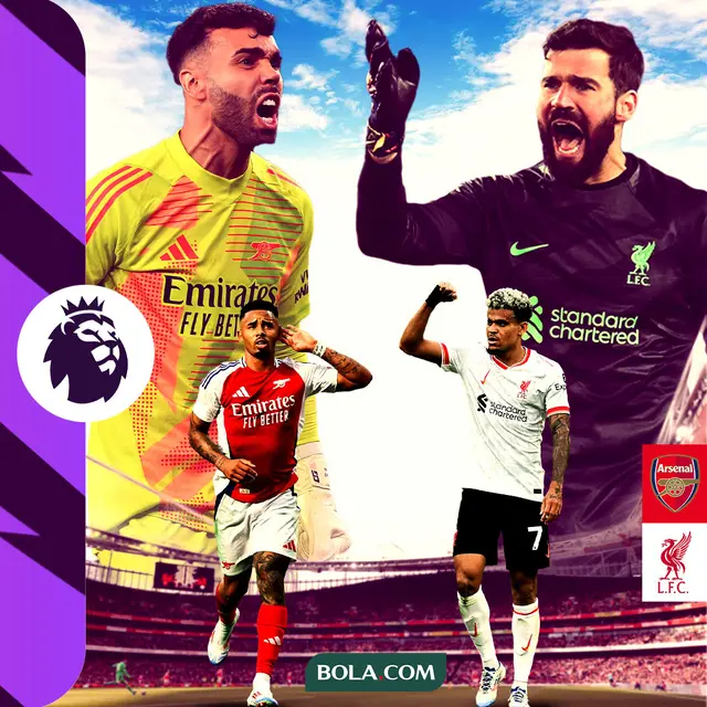 Liga Inggris - Arsenal Vs Liverpool - Duel Pemain
