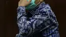 Terdakwa kasus dugaan suap penghapusan red notice atas nama Djoko S Tjandra, Brigjen (Pol) Prasetijo Utomo bersiap menjalani sidang pembacaan tuntutan di Pengadilan Tipikor Jakarta, Senin (8/2/2021). Prasetijo Utomo dituntut 2,5 tahun penjara, denda Rp 100 Juta. (Liputan6.comHelmi Fithriansyah)