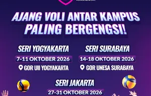 MOJI Hadirkan Liga Voli Mahasiswa 2026, Panggung Baru Talenta Voli Kampus