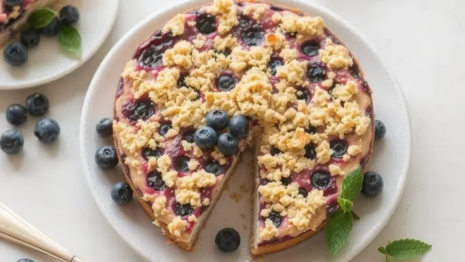 resep cheesecake blueberry