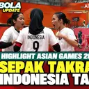 Highlight Sepak Takraw Beregu Putri Indonesia Kalah 1-2 dari Korea Selatan di Semifinal Asian Games 2026