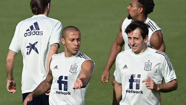 Intip Latihan Spanyol Jelang Lawan Italia di Semifinal Euro 2020