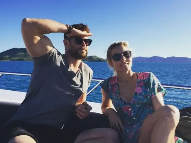 Chris Hemsworth dan istrinya, Elsa Pataky. (Instagram - @chrishemsworth)