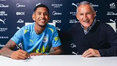 Winger asal Brasil Savinho telah bergabung dengan Manchester City dengan kontrak berdurasi lima tahun, demikian pernyataan juara Liga Primer Inggris itu pada Kamis (18/7/2024). (FOTO: instagram.com/mancity/)