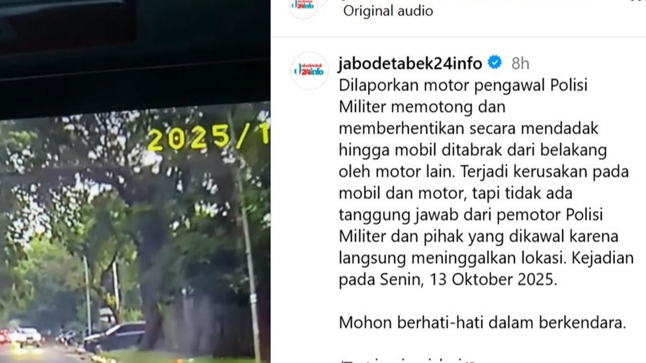 Viral Polisi Militer Potong Jalan saat Pengawalan, Kapuspen TNI Buka Suara