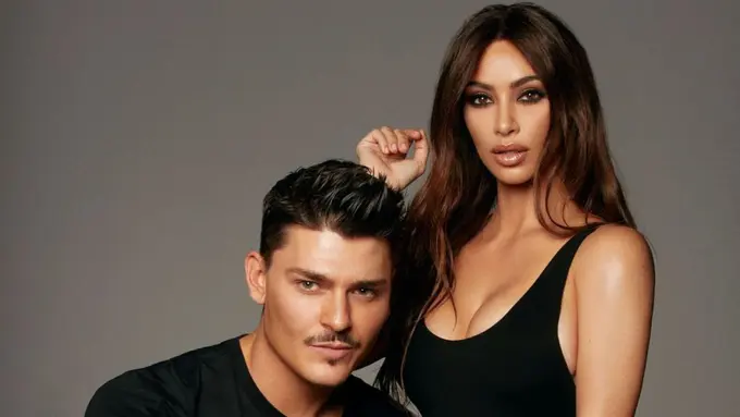 Kolaborasi Perdana KKW, Kim Kardashian Gandeng Mario D