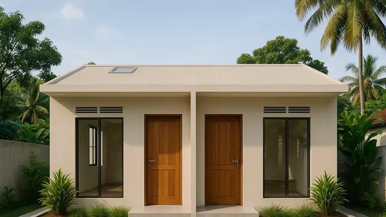 8 Model Rumah Kontrakan Sederhana 2 Pintu Minimalis, Cocok untuk Investasi Properti