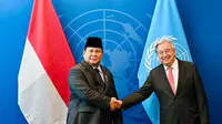 Prabowo Bertemu Sekjen PBB Bahas Perdamaian Palestina dan Stabilitas Dunia