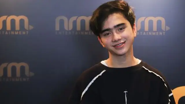 Raffi Sanjaya saat peluncuran single perdananya