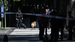 Kepala keamanan Kedutaan Besar AS mengatakan kepada polisi Buenos Aires bahwa gedung tersebut menerima ancaman melalui email, kata para pejabat, namun ternyata ancaman tersebut tidak dapat dipercaya. (Luis ROBAYO / AFP)