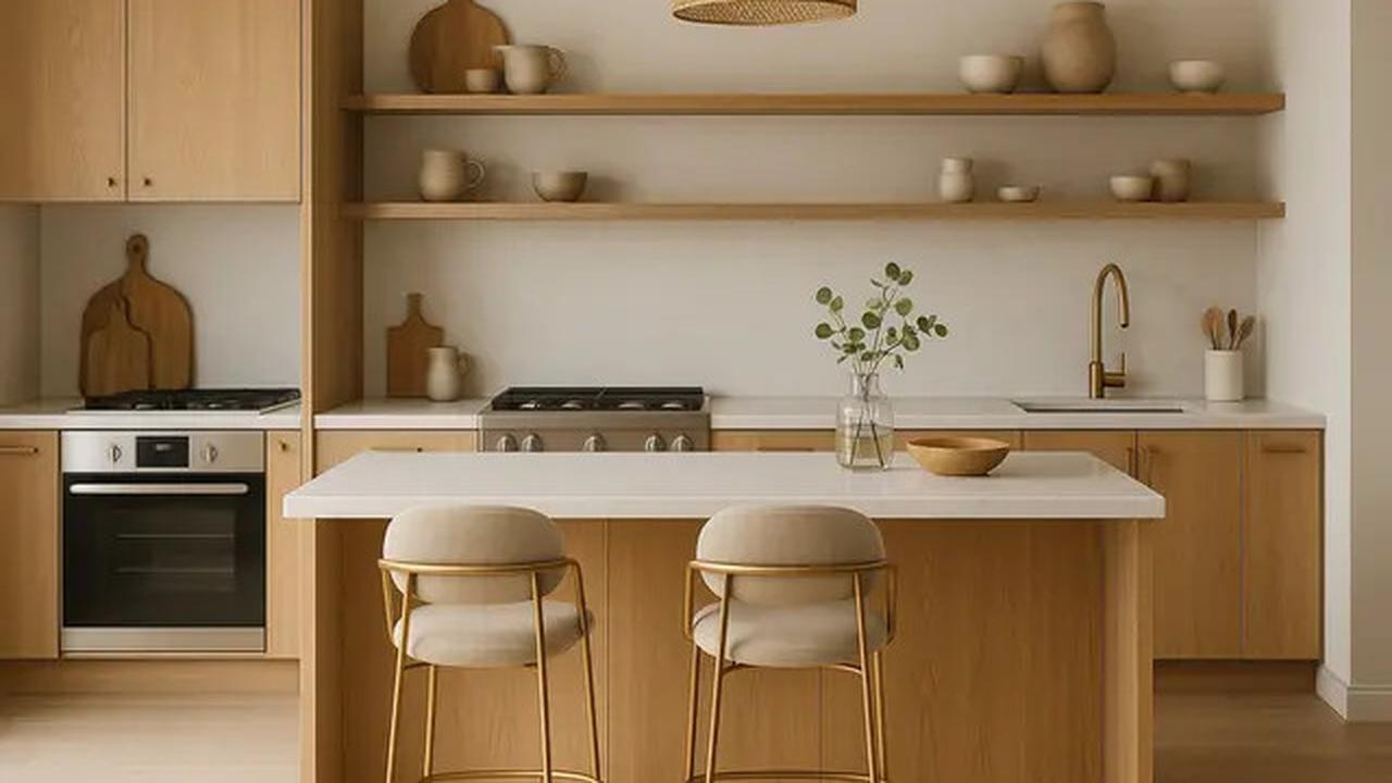 8 Inspirasi Desain Dapur Japandi yang Tren di 2025, Simpel dan Rapi